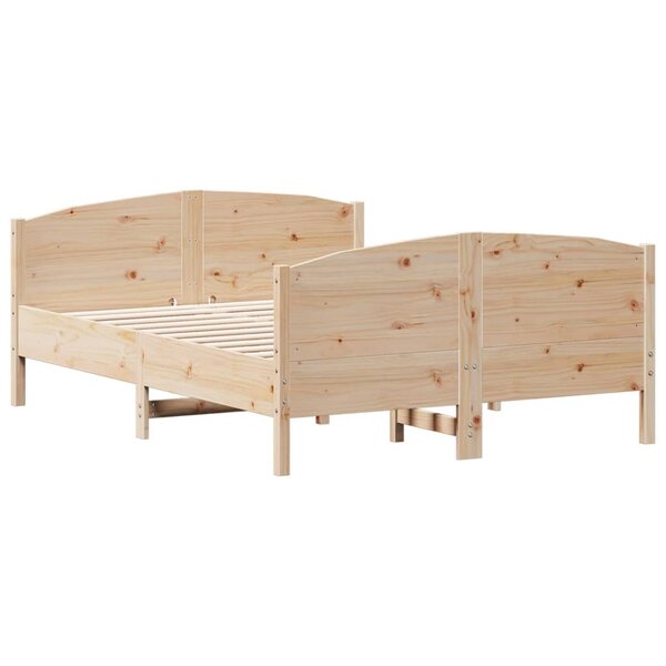 vidaXL Cadre de lit sans matelas 120x200 cm bois de pin massif