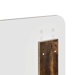 vidaXL Tête de lit Chêne fumé 120 cm Bois d'ingénierie
