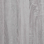 vidaXL Table basse sonoma gris 100x49 5x31 cm bois d'ingénierie