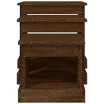 vidaXL Tables basses 3 Pièces chêne marron bois d'ingénierie