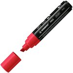 Marqueur pointe large FREE acrylic T800C rouge foncé x 5 STABILO