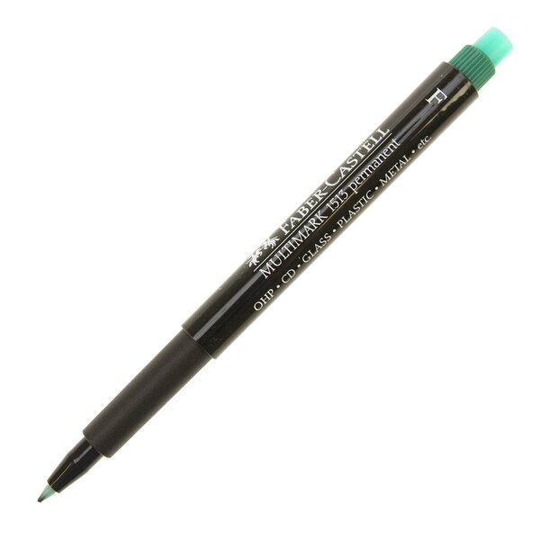 Marqueur CD/DVD MULTIMARK Permanent Pointe Fine Vert FABER-CASTELL