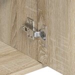 vidaXL Buffet Chêne sonoma 88x30x70 cm Bois d'ingénierie