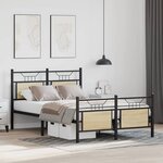 vidaXL Cadre de lit sans matelas chêne sonoma 120x190 cm