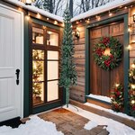 vidaXL Demi sapin de Noël artificiel mince avec support Vert 240 cm