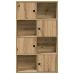 vidaXL Bibliothèque chêne artisanal 60x24x101 5 cm bois d'ingénierie