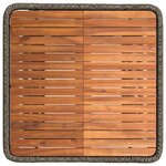 vidaXL Ensemble de salle à manger pour jardin 3 Pièces Gris et Gris foncé