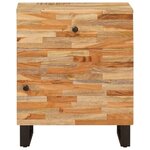 vidaXL Armoire de lit Marron 50 x 33 x 60 cm Bois de mangue massif