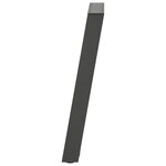 vidaXL Pieds de table à manger en U 2 pièces Anthracite 60 x (72-73) cm Acier