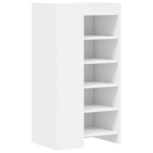 vidaXL Armoire à chaussures blanc 52x37 5x100 cm bois d'ingénierie