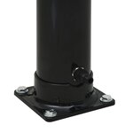 vidaXL Douche solaire Noir 214 cm 20 L