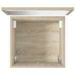 vidaXL Ensemble de meubles de salle de bain 2 Pièces chêne sonoma