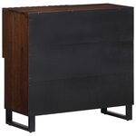 vidaXL Buffet marron 80x34x75 cm bois massif de manguier