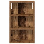 vidaXL Armoire murale de salle de bain Bois ancien 30 x 10 x 50 cm