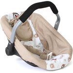 Bayer Chic 2000 708-63 - Siège auto pour poupées Beige avec oursons