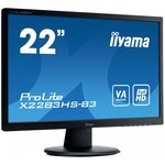 Iiyama prolite xb2283hs-b3 led display 54 6 cm (21.5") 1920 x 1080 pixels full hd noir