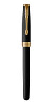 PARKER Sonnet Stylo plume noir mat  Plume moyenne  encre noire  Coffret cadeau