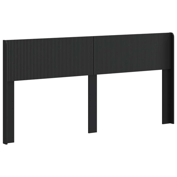 vidaXL Tête de lit Noir PB