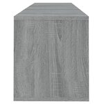 vidaXL Meuble TV Sonoma gris 120x30x40 5 cm Bois d'ingénierie