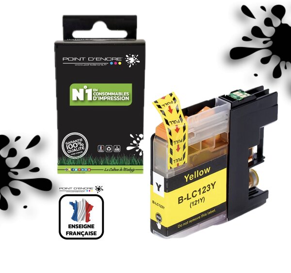 LC123XL/LC121XL - JAUNE - Grande capacité