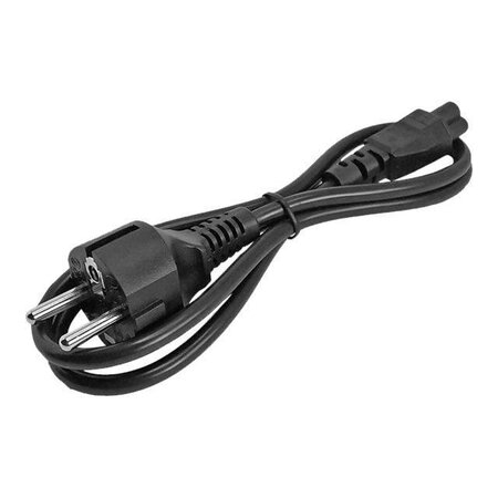 Startech.com cordon d'alimentation en trèfle schuko cee7 vers c5 de 1m pour ordinateur portable - m/f - noir