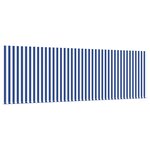 vidaXL Auvent Rétractable Bleu et blanc 400 x 200 cm Métal & Tissu