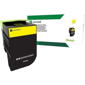 Lexmark cartouche d'encre jaune - programme de retour - compatible cs/cx 317  417  517