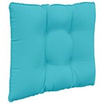 vidaXL Coussin de canapé d'extérieur 3 Pièces Turquoise Polyester