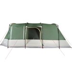 vidaXL Tente de camping tunnel 4 personnes vert imperméable