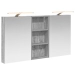 vidaXL Ensemble de Meubles de Salle de Bain 3 Pièces 110 x 10 5 x 60 5 cm
