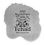 CHINESE DRAGON ABACUS 1 Once Argent Coin 5000 Francs Chad 2023
