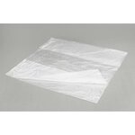 Sachet plastique à soufflets transparent 12 microns 60x60x40 cm (lot de 1000)