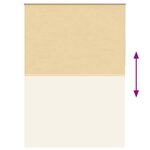 Store enrouleur occultant 140 x 230 cm beige