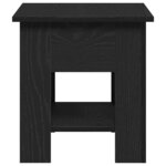 vidaXL Table basse Chêne noir 40 x 40 x 42 cm Bois d'ingénierie