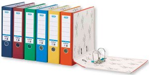 Classeur smart pro  largeur de dos: 80 mm  bleu foncé format A4 ELBA