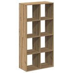 vidaXL Étagère séparatrice de pièce chêne artisanal 69 5x29x137 5 cm