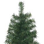 vidaXL Sapin de Noël mince avec support 210 cm PVC