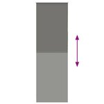 vidaXL Store enrouleur occultant largeur du tissu 75 7 cm polyester