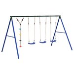 vidaXL Ensemble balançoire d'extérieur balançoires et corde à disque