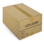 Caisse carton brune simple cannelure raja 35x30x20 cm (lot de 25)