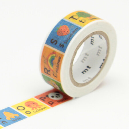 Masking Tape MT Kids multicolore alphabet N - Z
