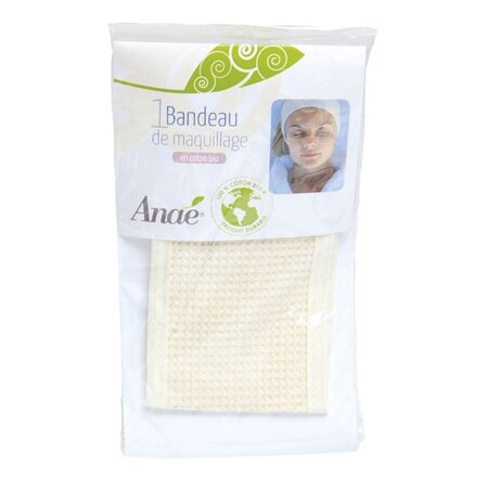 Bandeau de maquillage - 100  coton bio