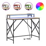vidaXL Bureau Chêne sonoma 100 x 50 x 86.5 cm Bois d'ingénierie
