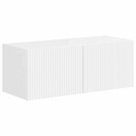 vidaXL Ensemble meuble TV 4 Pièces Blanc brillant Bois d'ingénierie