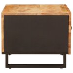 vidaXL Table basse Marron 80 x 50 x 40 cm Bois de mangue massif