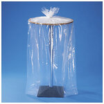 Lot de 150: sachet plastique à soufflets transparent 150 microns rajabag 30x70 cm