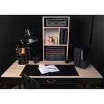 Porte-revues ECO BLACK pour format A4+ fabriqué à partir de produits recyclés EXACOMPTA