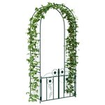 vidaXL Arche de jardin avec verrouillage Vert 102 x 50 x 218 cm