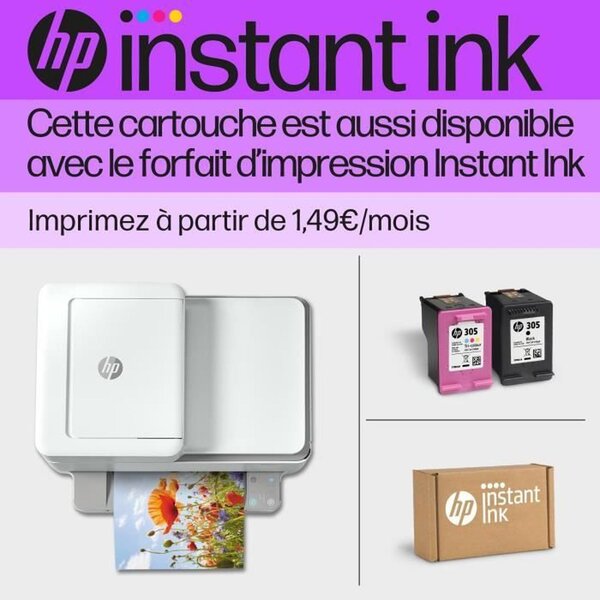 Cartouche D’encre Noir 305 XL Compatible HP Deskjet Plus 4100 – Haute Capacité, Qualité Premium