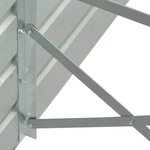 vidaXL Lit surélevé de jardin Acier galvanisé 480x80x77 cm Anthracite